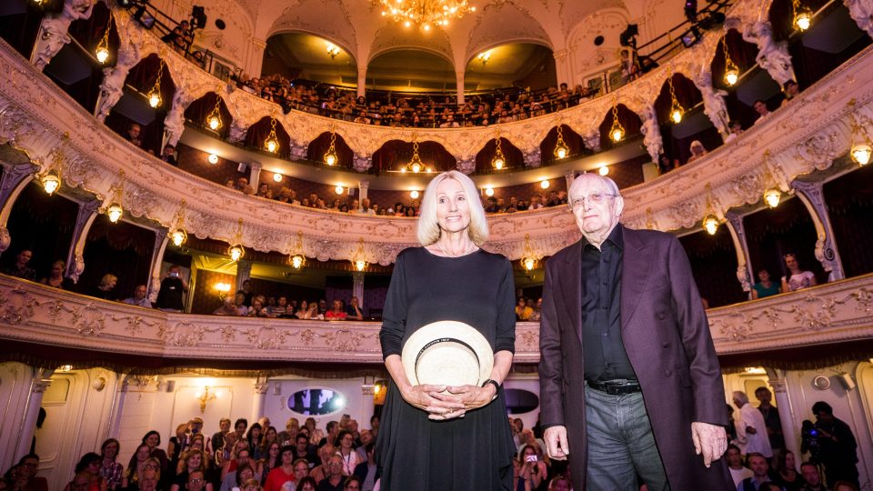 Olga Sommerová a Jiří Suchý na Mezinárodním filmovém festivalu Karlovy Vary
