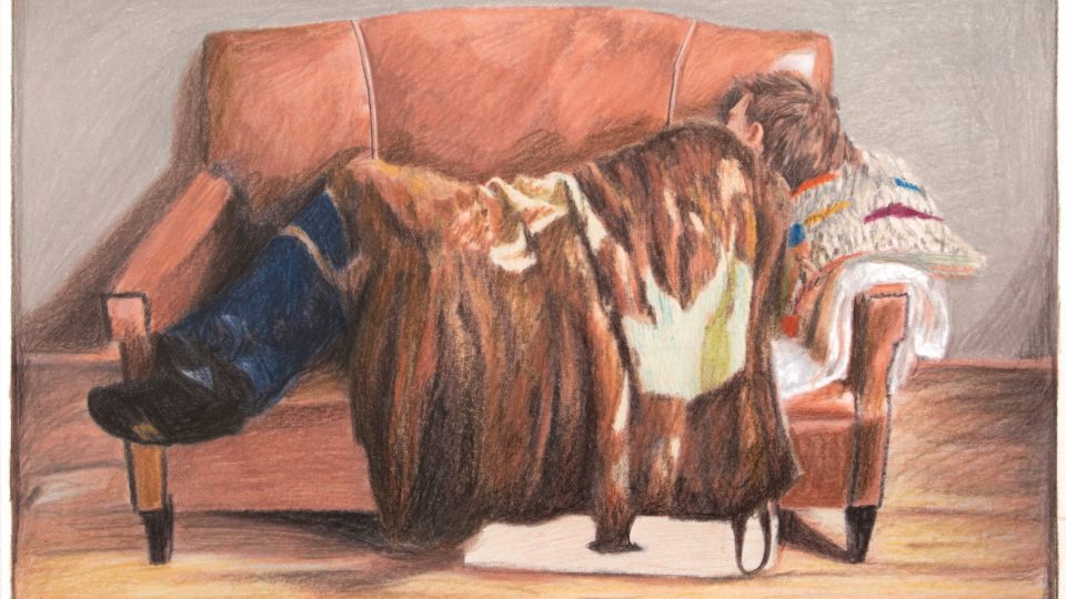 Rinus van de Velde, My drawings are all under the sofa, 2020