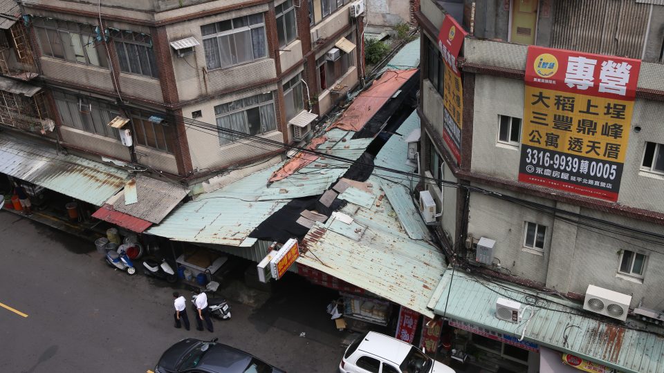 Expanze neformálních struktur do uličního prostoru, Taipei 2016