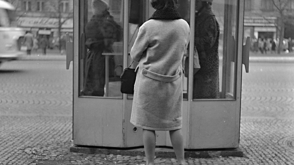 Praha 60. léta, černobílý negativ 6x6cm
