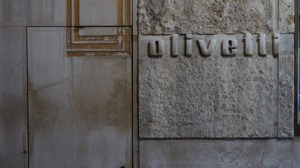 Obchod Olivetti v Benátkách, architekt Carlo Scarpa