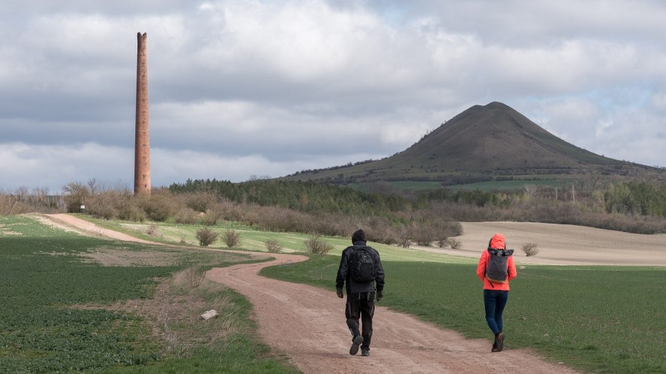 Komín bývalé cihelny v Lenešicích