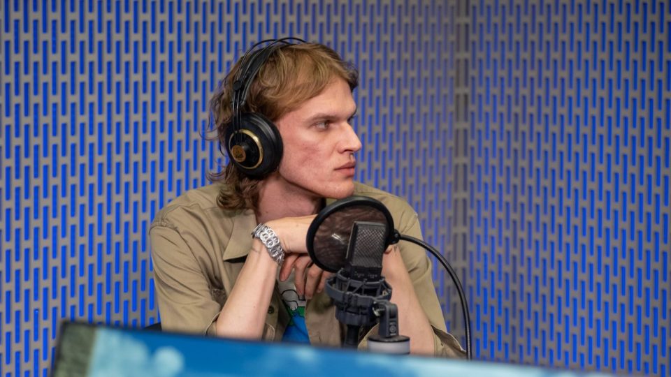 Adam Dragun z Berlin Manson v ArtCafé | foto: Khalil Baalbaki, Český rozhlas Adam Dragun z Berlin Manson v ArtCafé