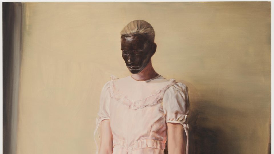 Michaël Borremans: TheAngel, 2013, oil on canvas 300x200 cm. Courtesy Zeno X Gallery Antwerp. 