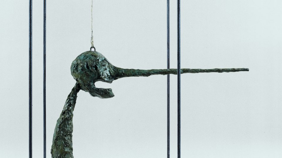 Alberto GIACOMETTI: Nos, The Nose, 1947 Bronze 80,9 x 70,5 x 40,6 cm Fondation Giacometti, Paris © Estate Giacometti (Fondation Giacometti + ADAGP) Paris, 2019