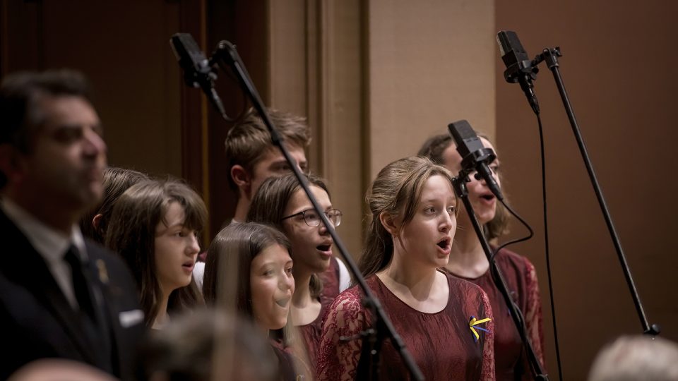 Benefiční koncert Českého rozhlasu pro Ukrajinu 14. 3. 2022 v Rudolfinu