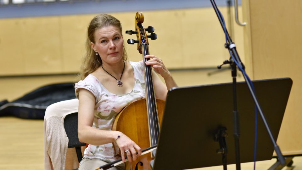 Soubor Ensemble Inégal nahrává mši ke sv. Ludmile od Františka Václava Habermanna