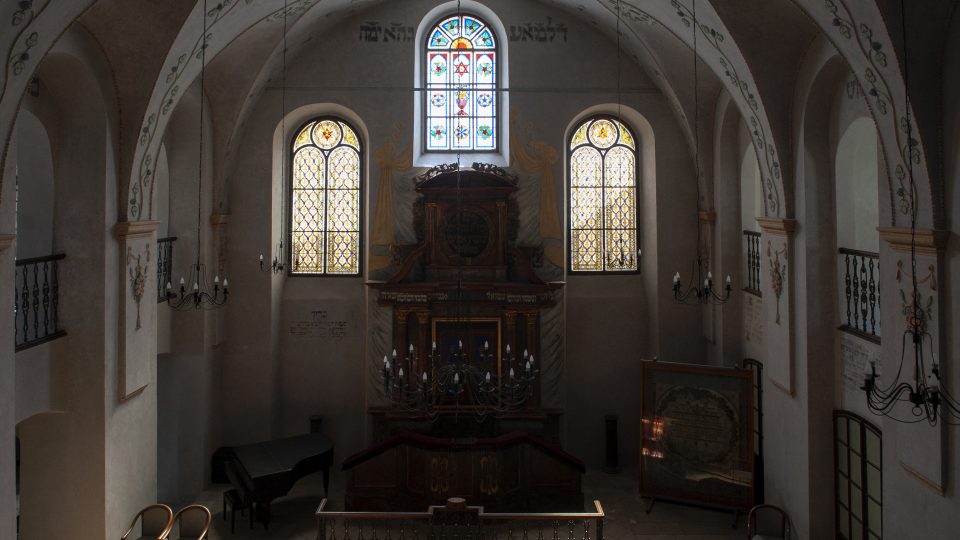 Kolín, vnitřek synagogy
