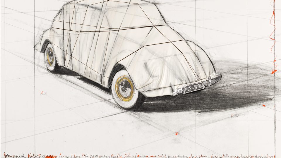 Christo: Volkswagen (Project for 1961 Volkswagen Beetle Salon), 2013