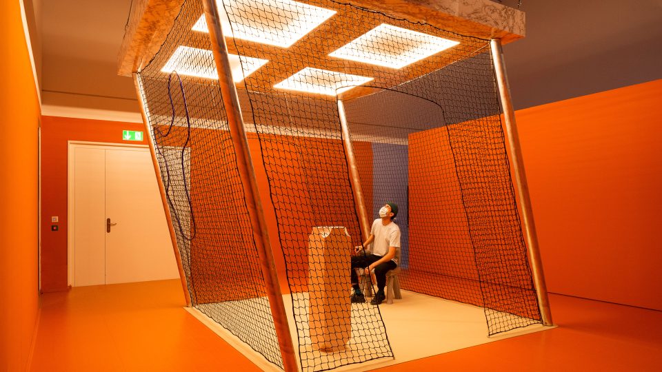 Výstava Total Space: Pohyblivá místnost od studia Soft Baroque