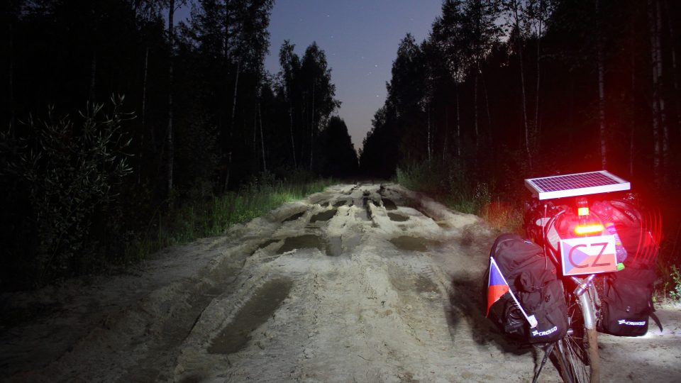 S bicyklem na cestách - šílená cesta