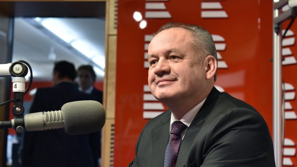 Andrej Kiska v Českém rozhlase