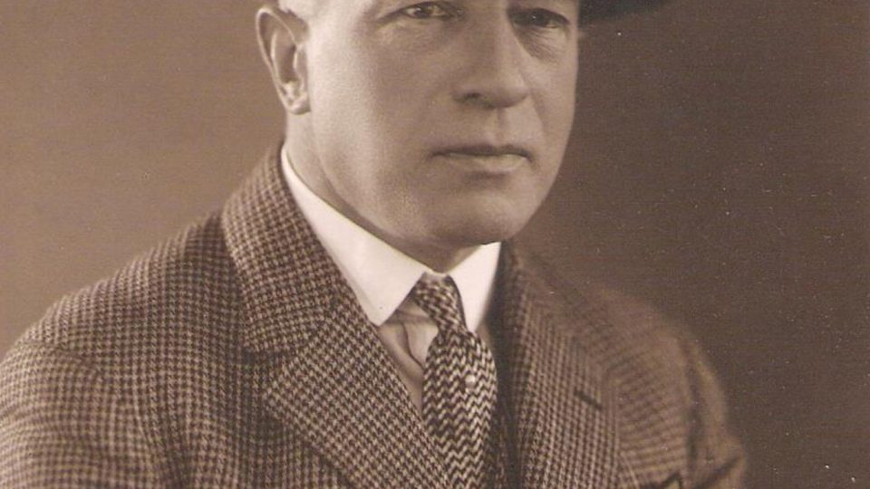 Náchodský podnikatel Leo Strass v roce 1926 