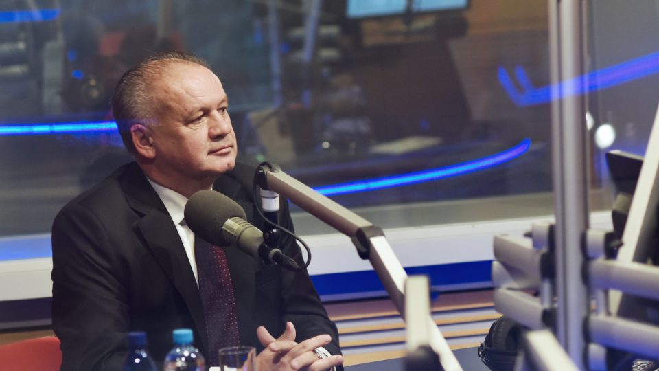 Andrej Kiska v Českém rozhlase