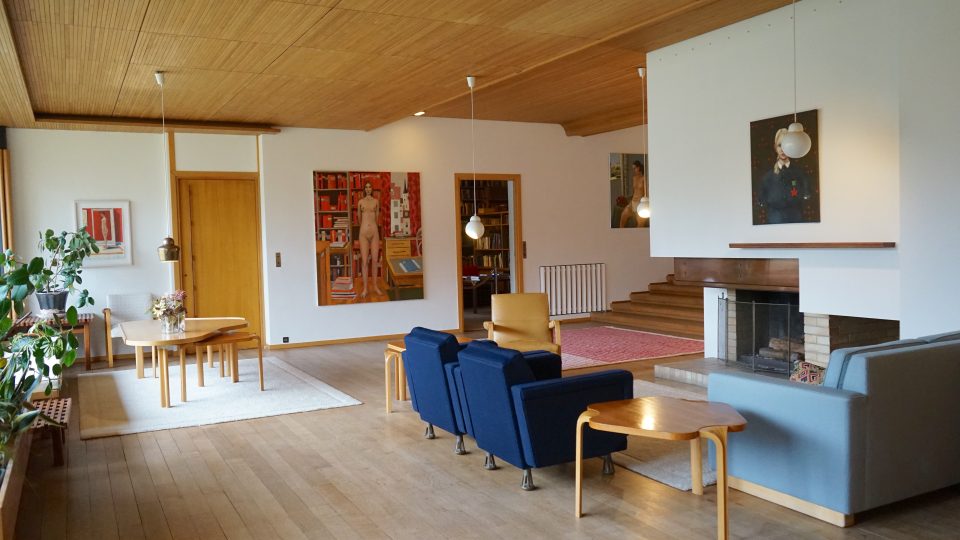 Maison Louis Carré nedaleko Paříže, architekt Alvar Aalto
