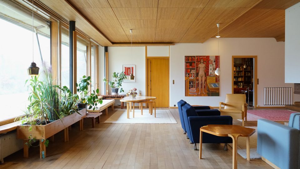 Maison Louis Carré nedaleko Paříže, architekt Alvar Aalto