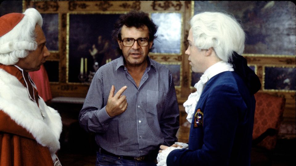 Natáčení filmu Amadeus, Miloš Forman, 1984