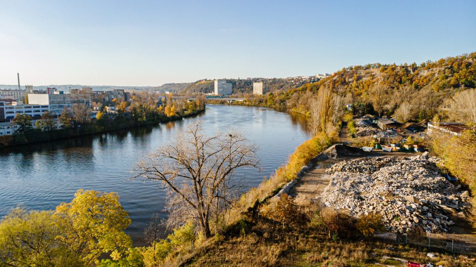 Libeňský ostrov – současný stav, 2021