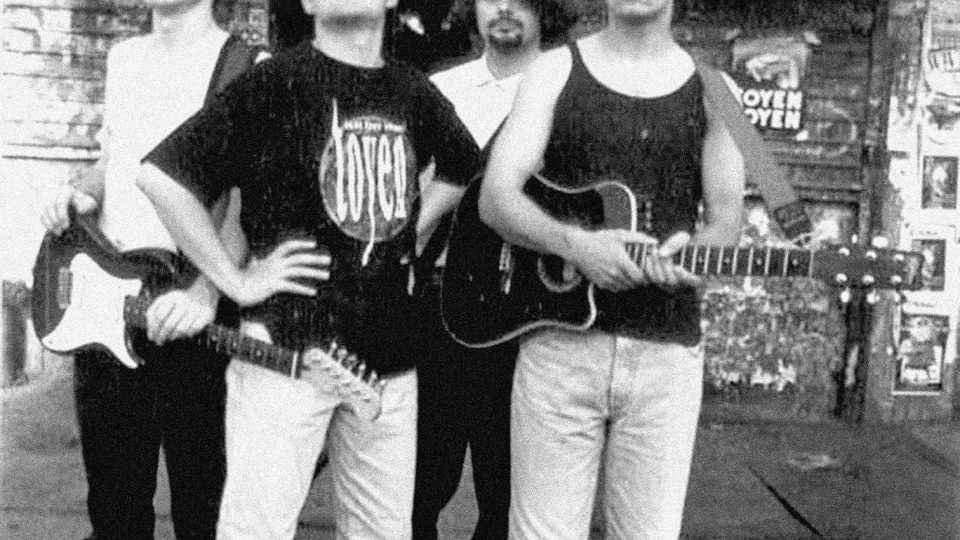 Před klubem CBGB, New York City, 1991