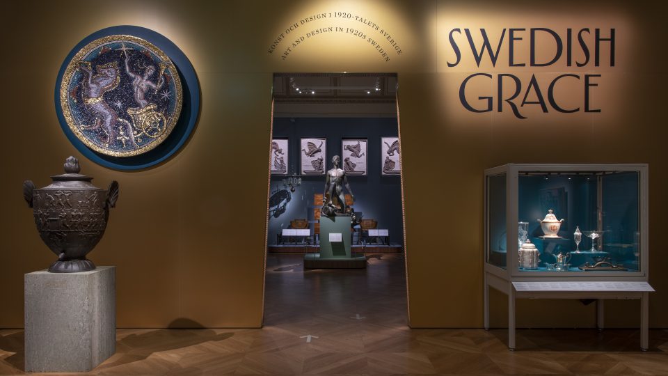 Expozice výstavy Swedish Grace v Národním muzeu ve Stockholmu