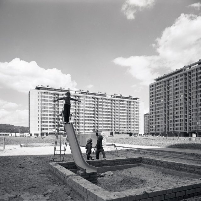 Sídliště Ďáblice v Praze,  1. polovina 70. let | foto: Zdeněk Voženílek