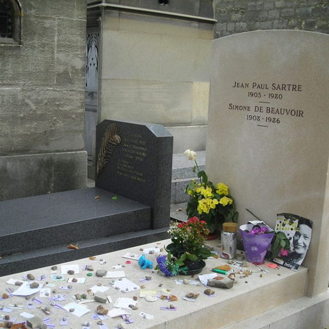Hrob Jeana-Paula Sartra a Simon de Beauvoir | foto:  licence: GFDL