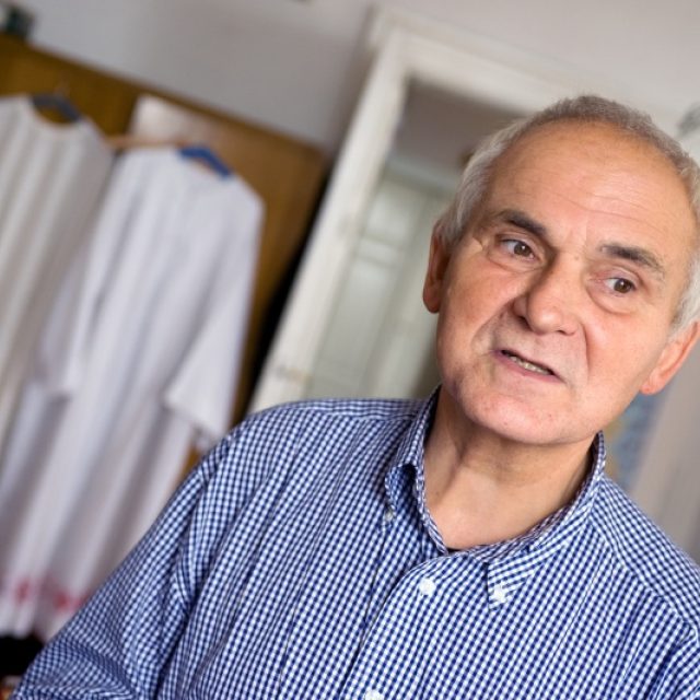 Páter František Lízna. Fotografie pro výstavu My jsme to nevzdali | foto: Štěpán Hon