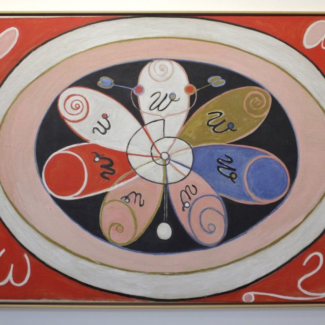 Hilma af Klint: Skupina VI,  číslo 15,  1908,  olej na plátně ze série Evoluce | foto:  Moderna Museet,  Stockholm