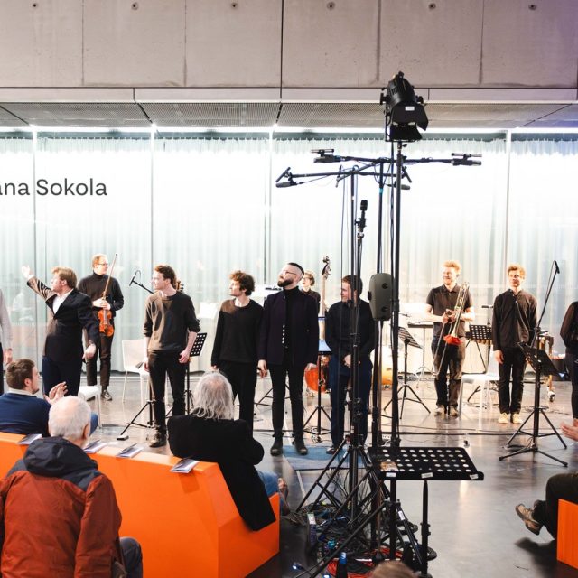 Záznam koncertu premiér studentů katedry skladby HAMU „Augenblick“ z kompoziční třídy Michala Rataje  (Franek,  Herman,  Kotík),  Luboše Mrkvičky  (Horváth,  Gažmerčík) a Michala Nejtka  (Janoušek) | foto: Eliška Klimešová,  HAMU