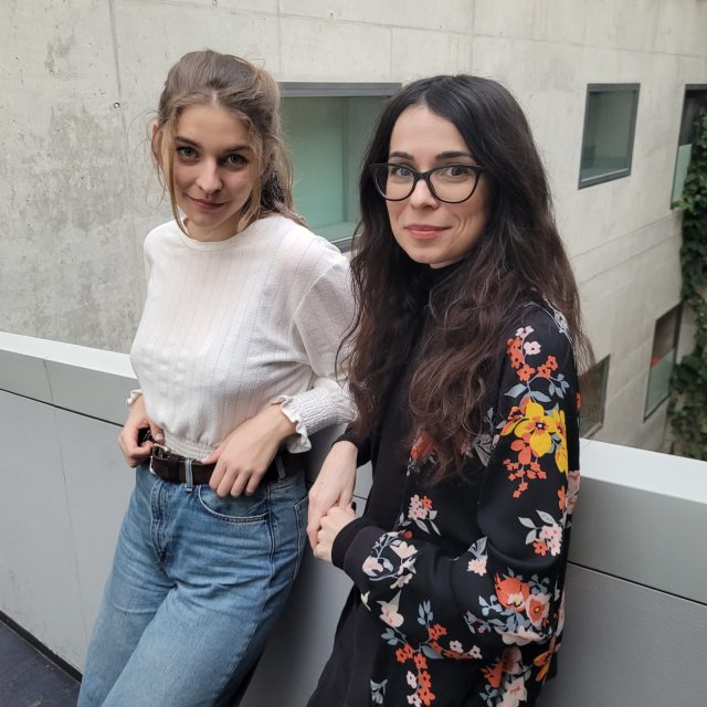 Ema Hůlková a Tereza Kovandová v ArtCafé | foto: Anna Mašátová,  Český rozhlas