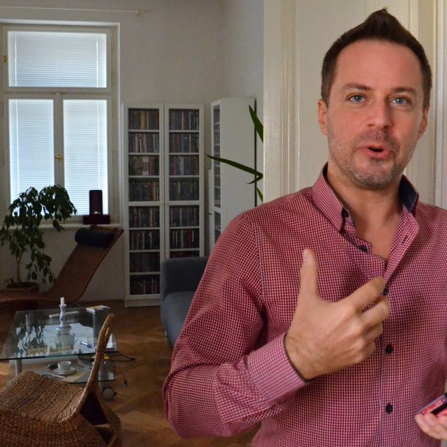 Dirigent Robert Jindra | foto: Petr Veber,  Český rozhlas