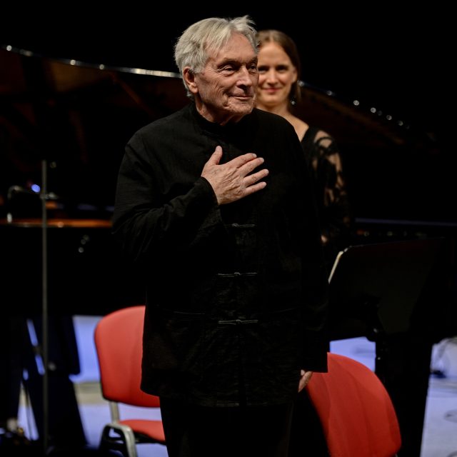 Klavírista a skladatel Zygmunt Krauze | foto: Martin Popelář,  Ostravské centrum nové hudby