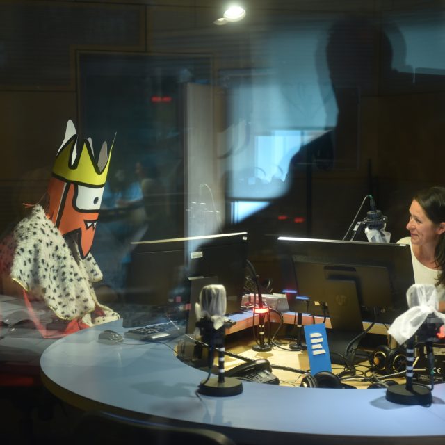 Jaz,  autor komiksu Opráski sčeskí historje | foto: Tomáš Vodňanský,  Český rozhlas,  Český rozhlas