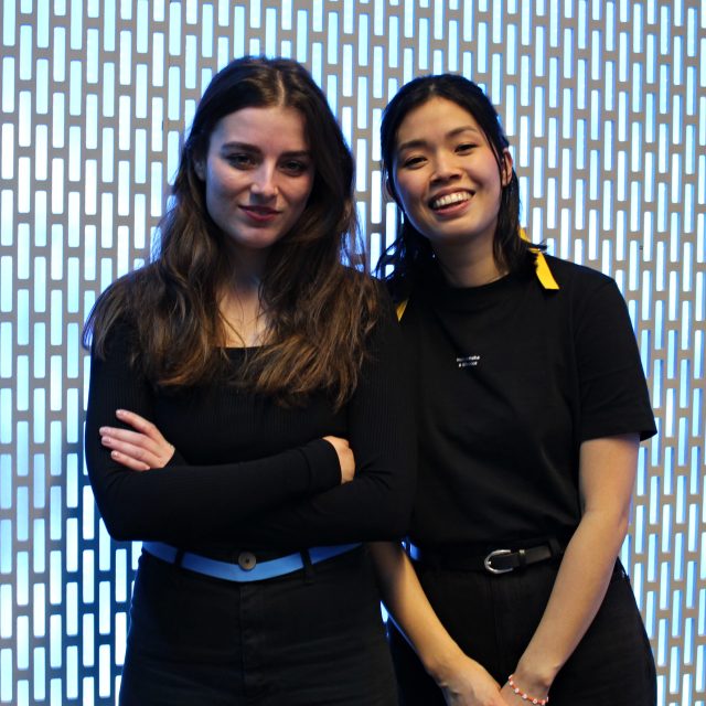 Rosalie Malinská a Huyen Vi Tranová z elektronické formace Viah | foto: Michael Erhart,  Český rozhlas