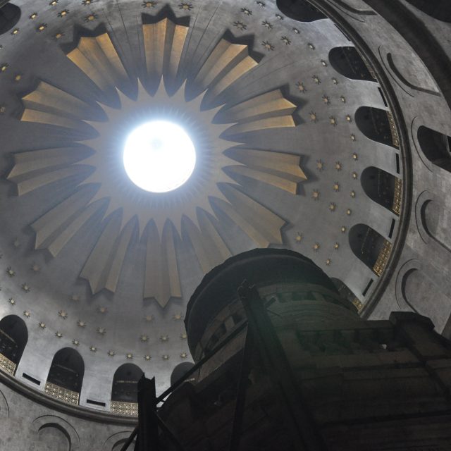 Kaple Božího hrobu v chrámu Božího těla v Jeruzalémě | foto: Pavla Melková,  Český rozhlas