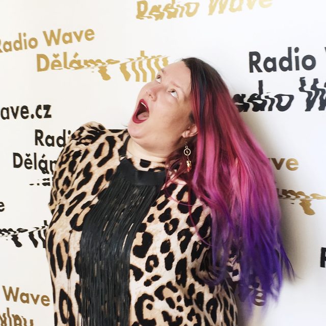 Performerka Kača Olivová | foto: Veronika Ruppert,  Český rozhlas,  Český rozhlas