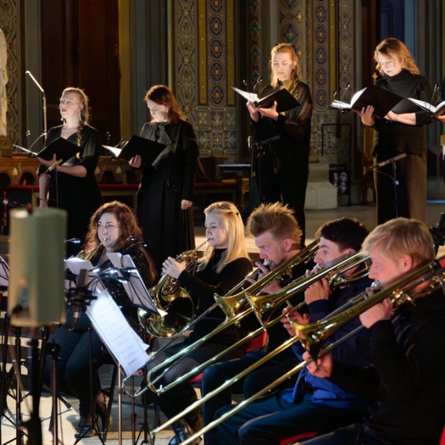 Nešpory Matouše Hejla. Unikátní skladba vznikla na objednávku Orchestru BERG a v květnu 2025 měla svou světovou premiéru | foto: Karel Šuster,  Orchestr BERG