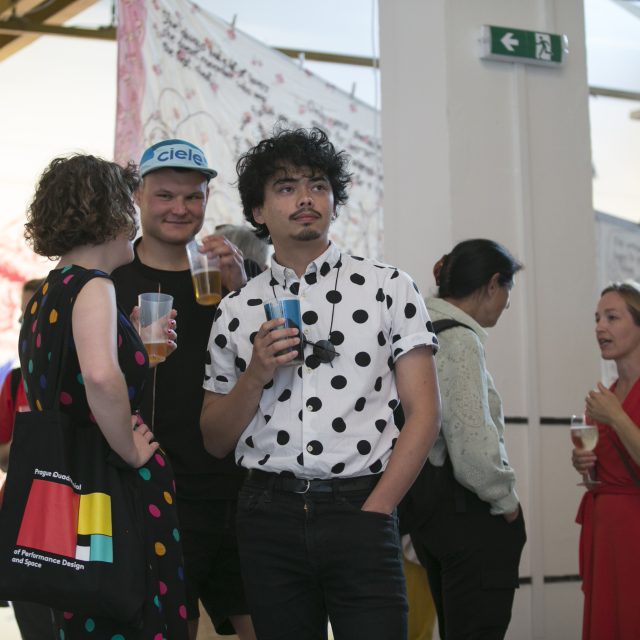 Zahájení výstavy Pojď blíž: Bienále Ve věci umění / Matter of Art 2020 21. 7. 2020 v Galerii hl. m. Prahy v Městské knihovně a v Pražské tržnici v Holešovicích | foto: Bienále Ve věci umění / Matter of Art 2020