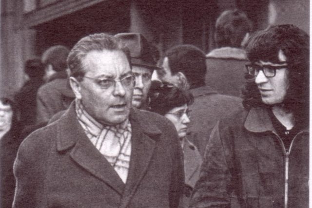 Jindřich Chalupecký  a Ivan Martin Jirous  (vpravo) | foto:  Nadace Jindřicha Chalupeckého
