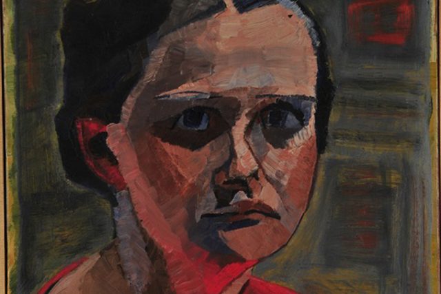 Gertruda Gruberová Goepfertová: Autoportrét,  1952 | foto: Post Bellum