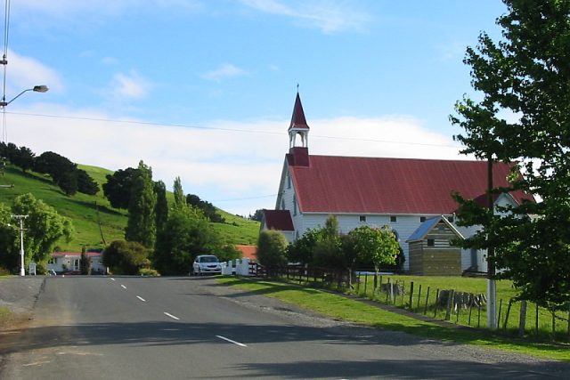 Puhoi je novozélandská vesnice nacházející se na Severním ostrově,  přibližně 50 km od Aucklandu | foto: Public domain