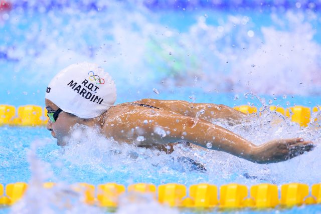 Yusra Mardini závodí na olympiádě v Riu | foto:  Alamy