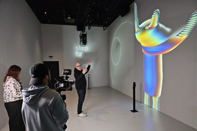 Prohlídka Signal Space s Martinem Poštou | foto: Michael Erhart,  Český rozhlas