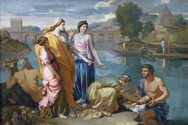Nicolas Poussin: Mojžíš zachráněn,  1638 | foto: Profimedia