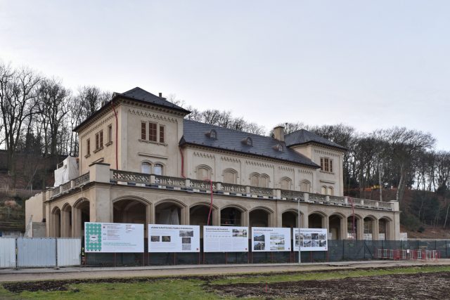 Rekonstrukce Šlechtovy restaurace ve Stromovce  (únor 2020) | foto: Tomáš Vodňanský,  Český rozhlas