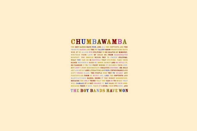Chumbawamba přebal k albu The Boy Bands Have Won | foto: No Masters,  Westpark
