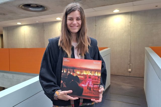 Terez Frecerová v ArtCafé | foto: Anna Mašátová,  Český rozhlas