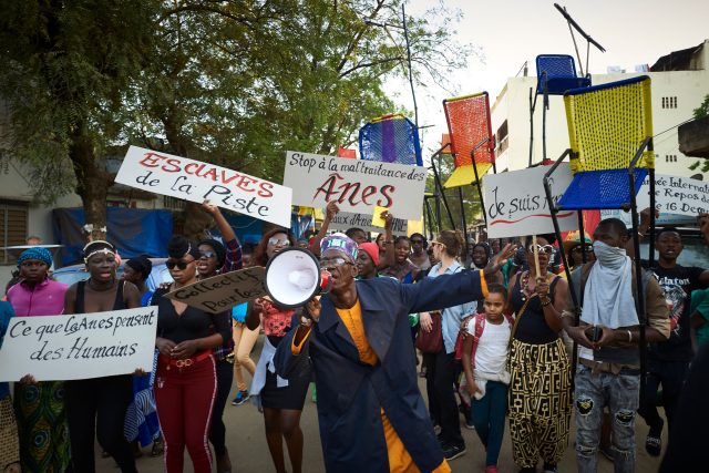 Divadelní festival &quot;koteby&quot; Les Praticables,  Mali,  2019 | foto: Michele Cattani,  Profimedia/AFP