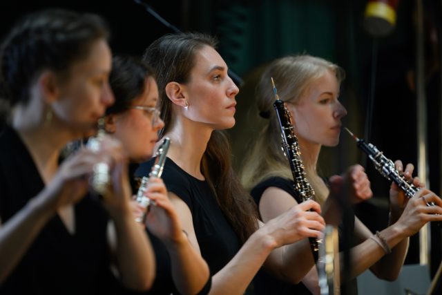 Orchestr Berg: Goodbye Planet Earth. Koncert na Fakultě humanitních studií Univerzity Karlovy v Praze 6. května 2024 | foto: Karel Šuster,  Orchestr BERG