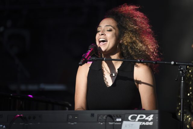 Kandace Springs vystupuje na Yamaha Grand Plaza Stage během veletrhu NAMM Show 4. června 2022 v Anaheim Convention Center v Anaheimu v Kalifornii | foto: Chris Williams/Icon Sportswire,  ČTK / AP